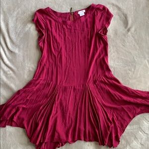 Urban outfitters wine colored dress